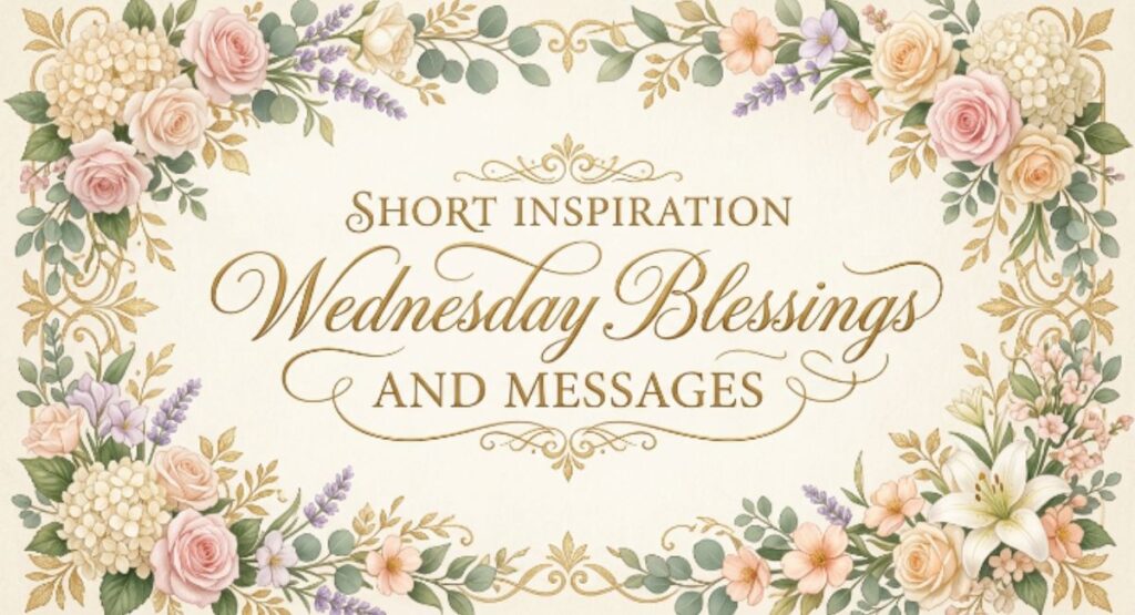 Short Inspiration Wednesday Blessings and Messages