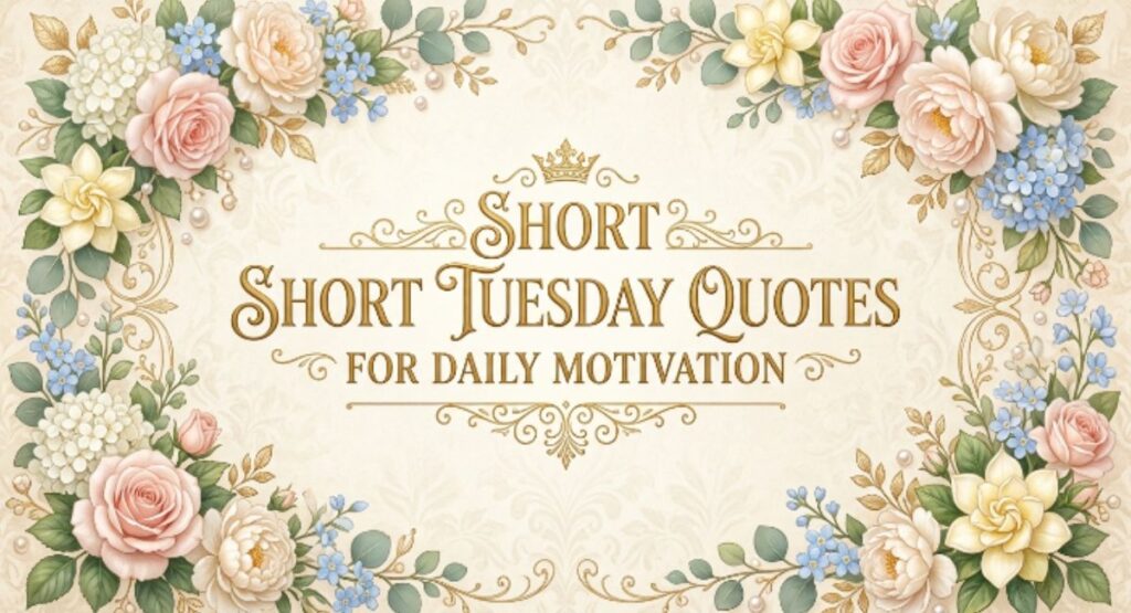 Short Tuesday Quotes for Daily Motivation