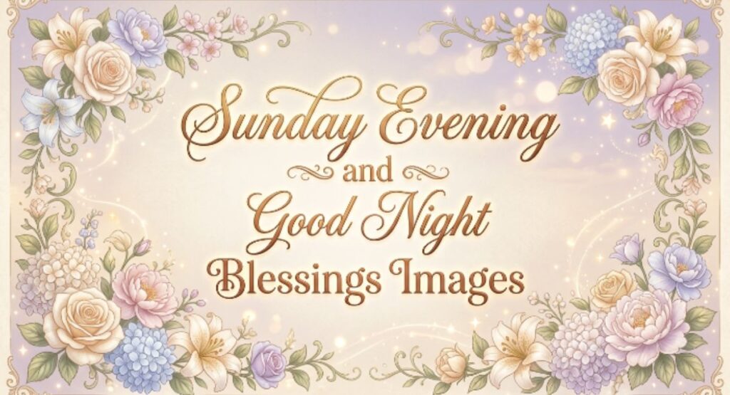 Sunday Evening and Good Night Blessings Images
