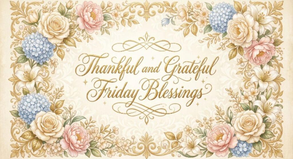 Thankful and Grateful Friday Blessings