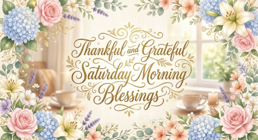 Thankful and Grateful Saturday Morning Blessings