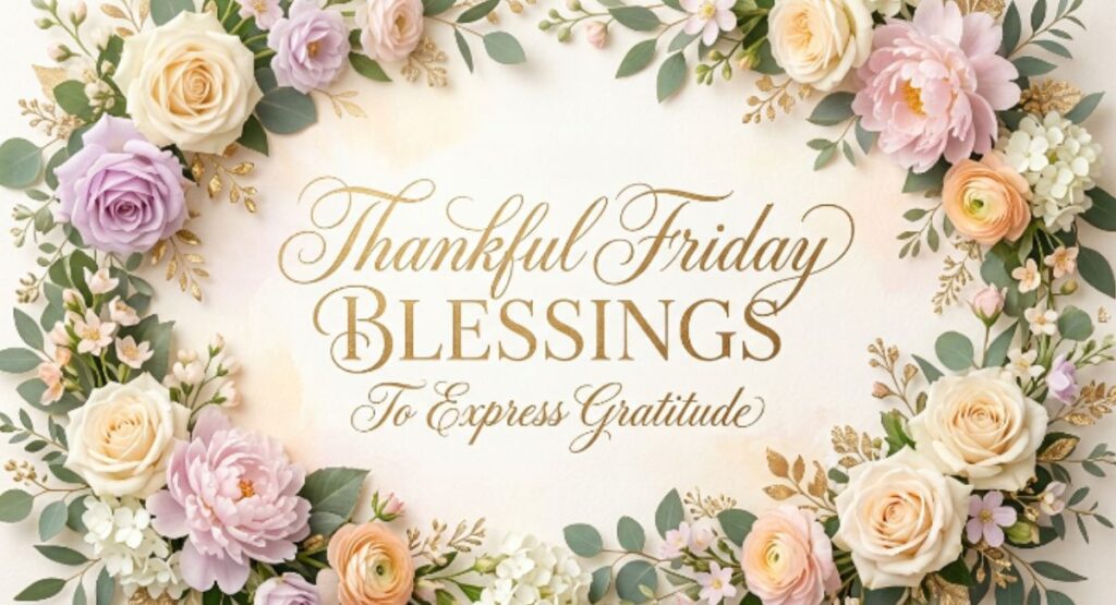 Thankful Friday Blessings to Express Gratitude