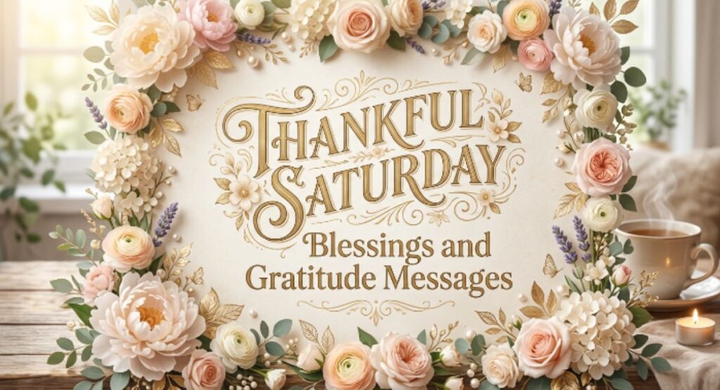 Thankful Saturday Blessings and Gratitude Messages