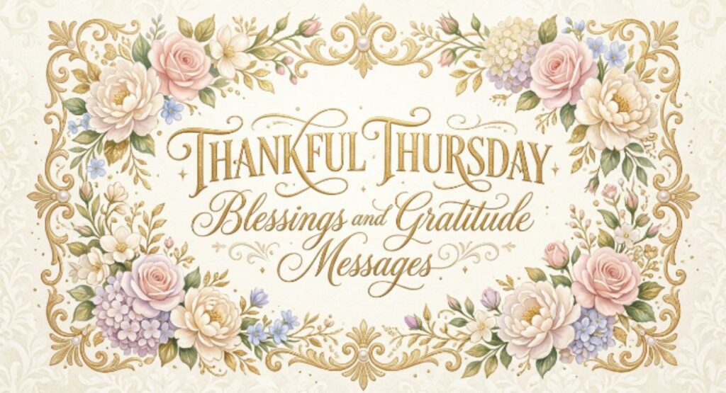Thankful Thursday Blessings and Gratitude Messages