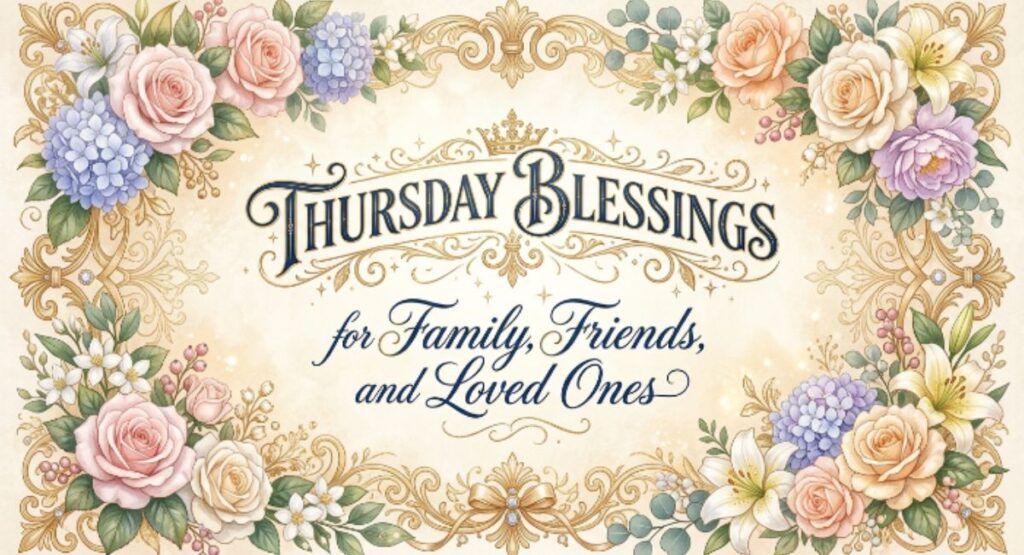 Thursday Blessings for Family, Friends, and Loved Ones