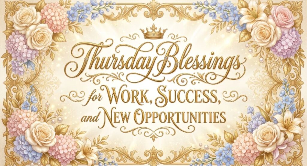 Thursday Blessings for Work, Success, and New Opportunities