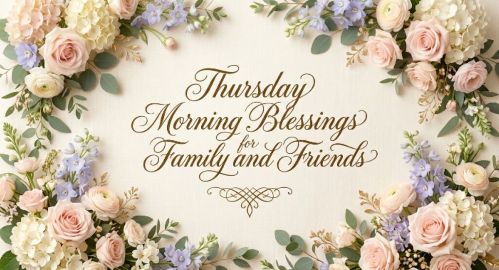 Thursday Morning Blessings for Family and Friends