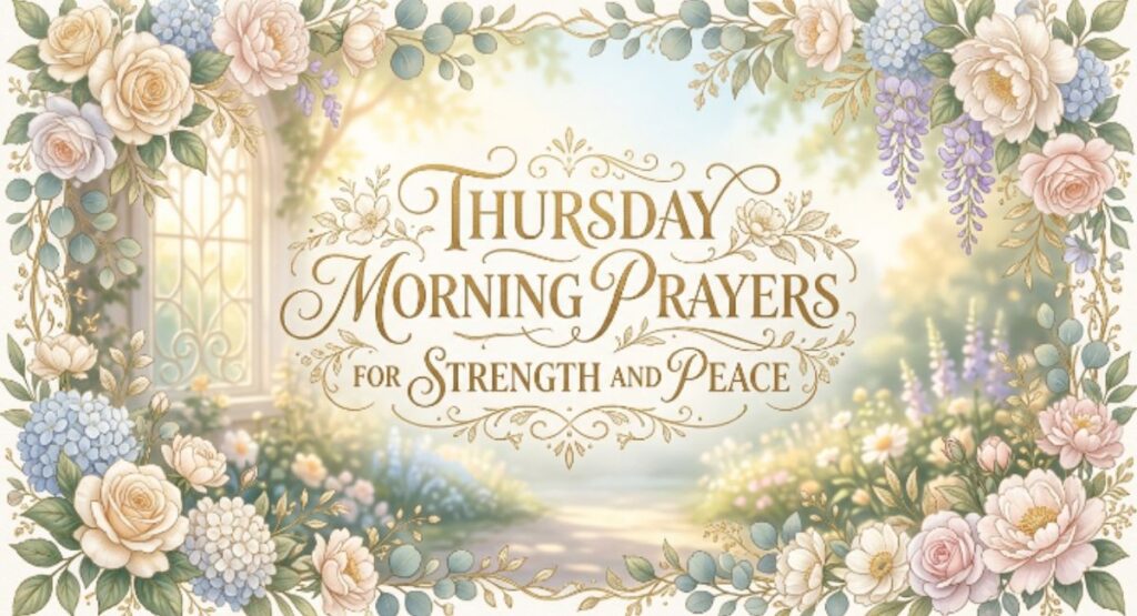 Thursday Morning Prayers for Strength and Peace