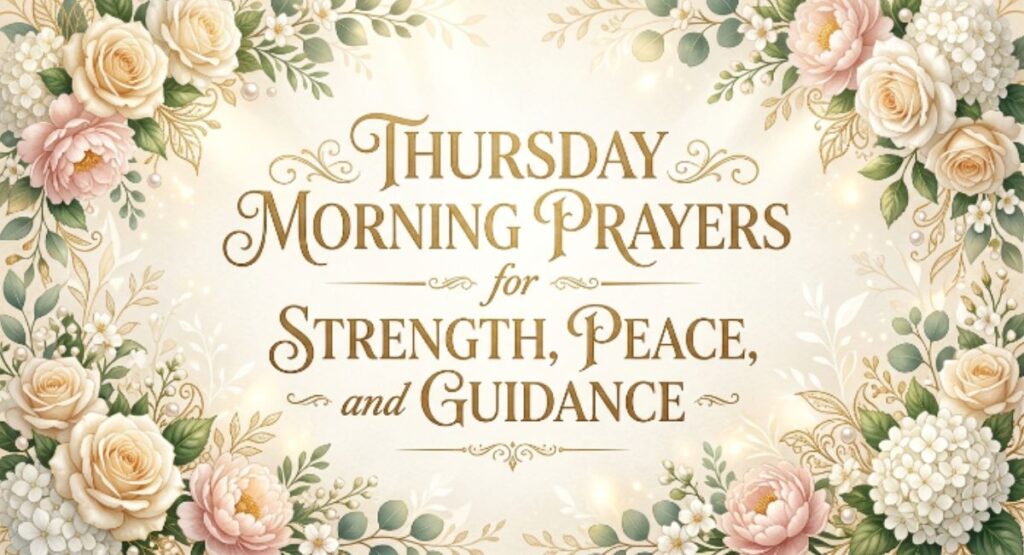 Thursday Morning Prayers for Strength, Peace, and Guidance