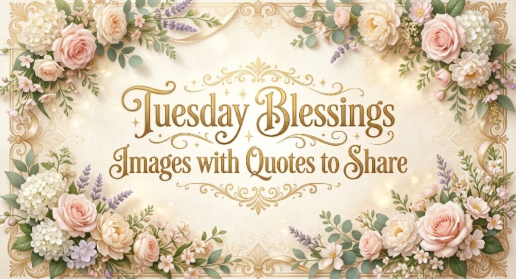 Tuesday Blessings Images with Quotes to Share