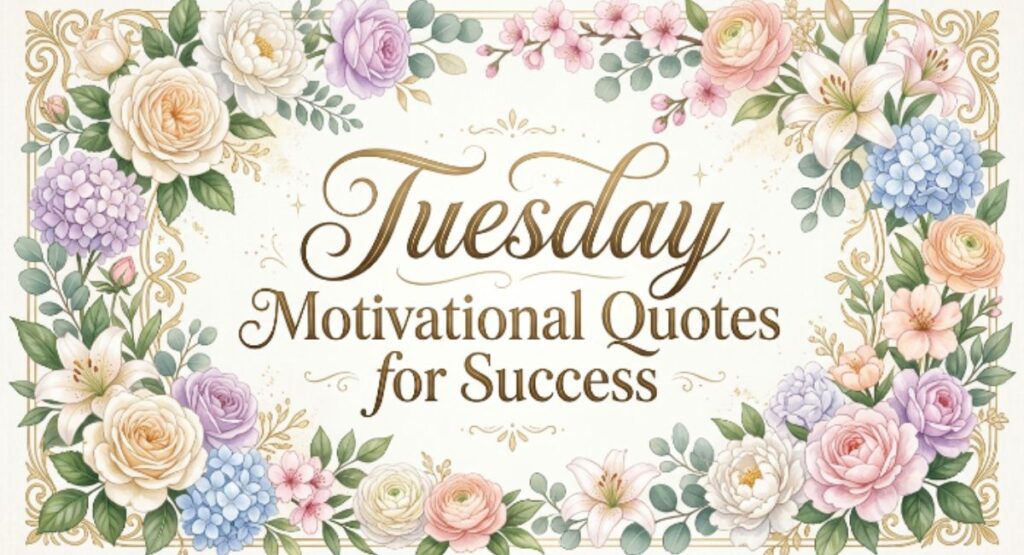 Tuesday Motivational Quotes for Success