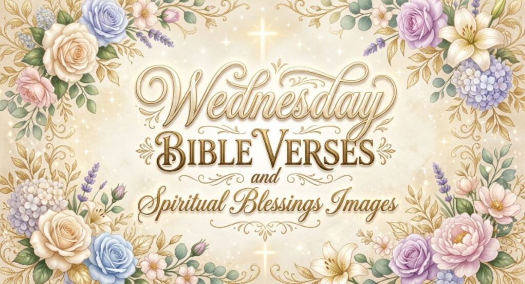 Wednesday Bible Verses and Spiritual Blessings Images