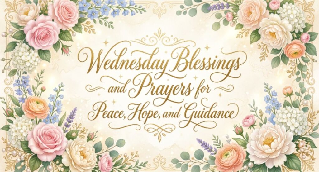 Wednesday Blessings and Prayers for Peace, Hope, and Guidance