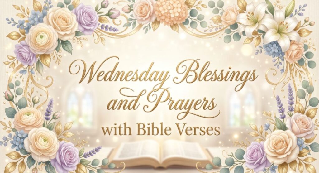 Wednesday Blessings and Prayers with Bible Verses