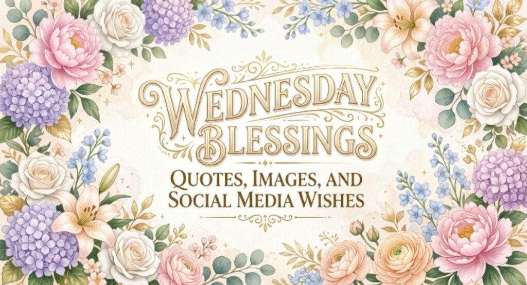 Wednesday Blessings Quotes, Images, and Social Media Wishes