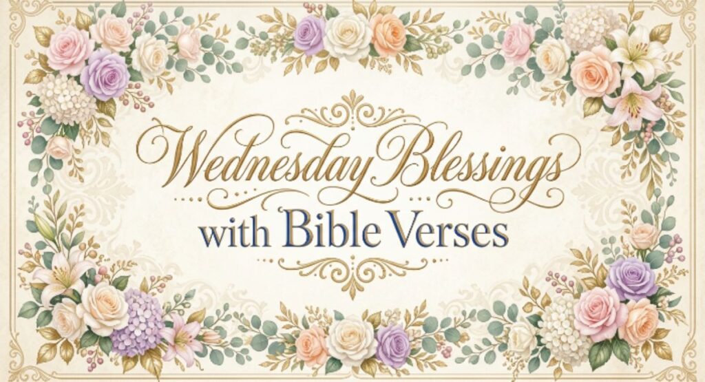 Wednesday Blessings with Bible Verses
