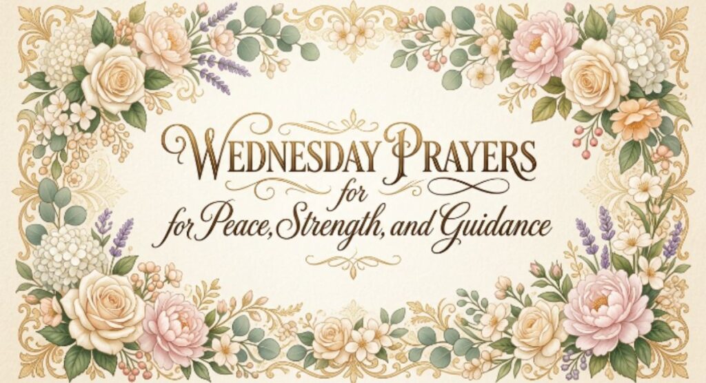 Wednesday Prayers for Peace, Strength, and Guidance
