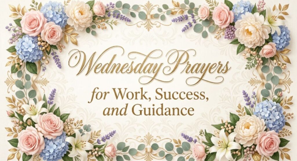 Wednesday Prayers for Work, Success, and Guidance
