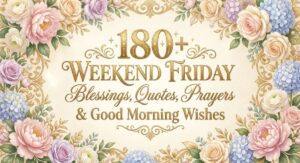 Weekend Friday Blessings
