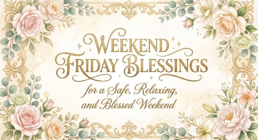 Weekend Friday Blessings for a Safe, Relaxing, and Blessed Weekend