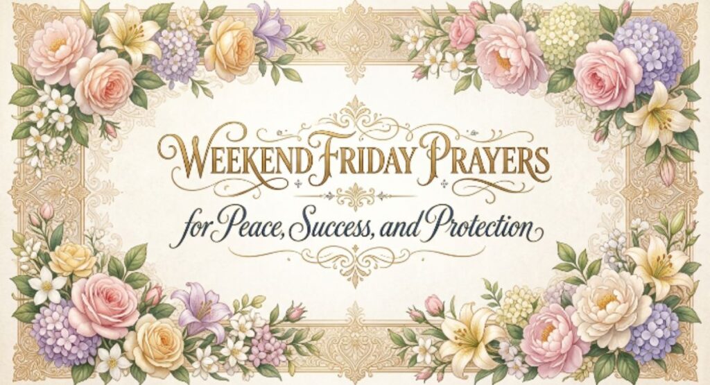 Weekend Friday Prayers for Peace, Success, and Protection