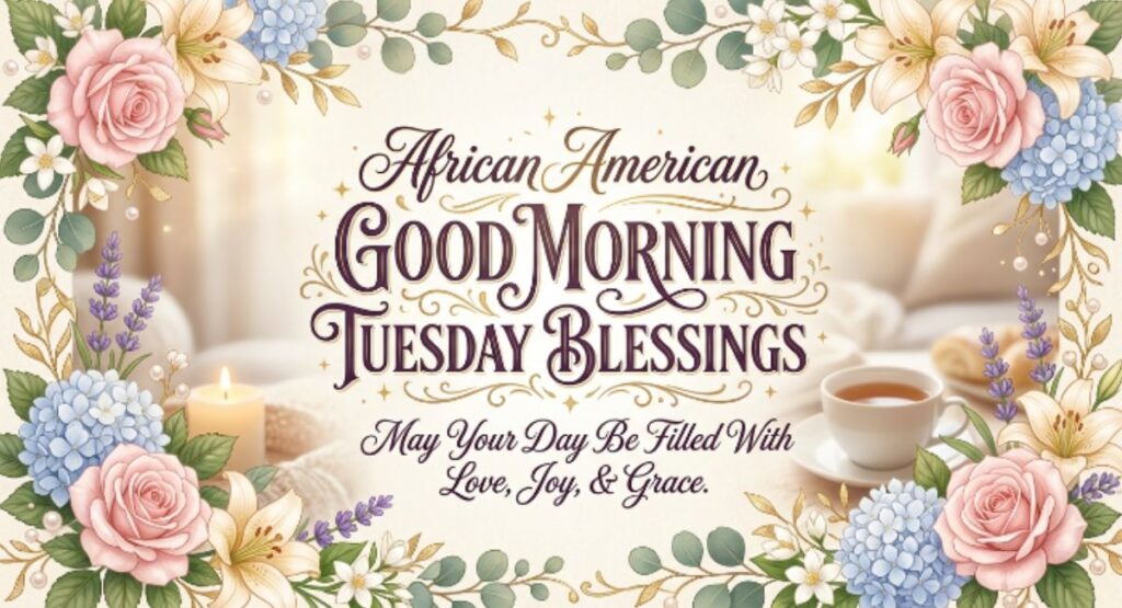 African American Good Morning Tuesday Blessings
