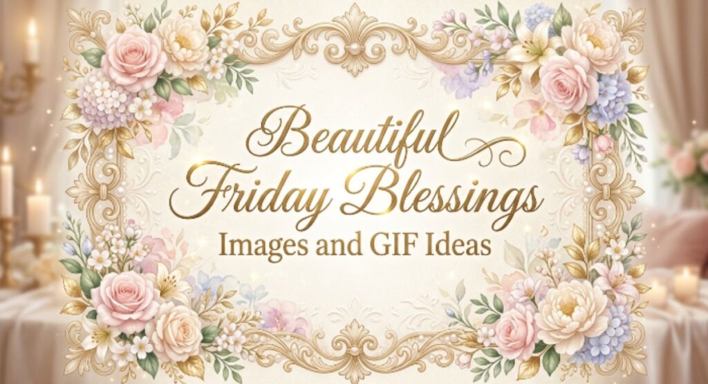 Beautiful Friday Blessings Images and GIF Ideas