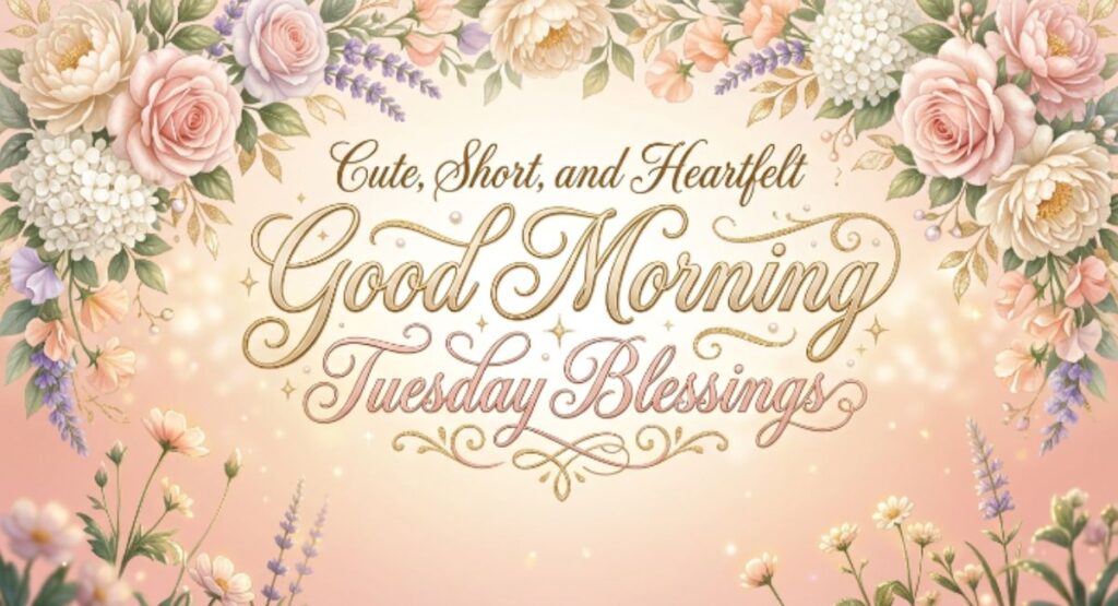 Cute, Short, and Heartfelt Good Morning Tuesday Blessings