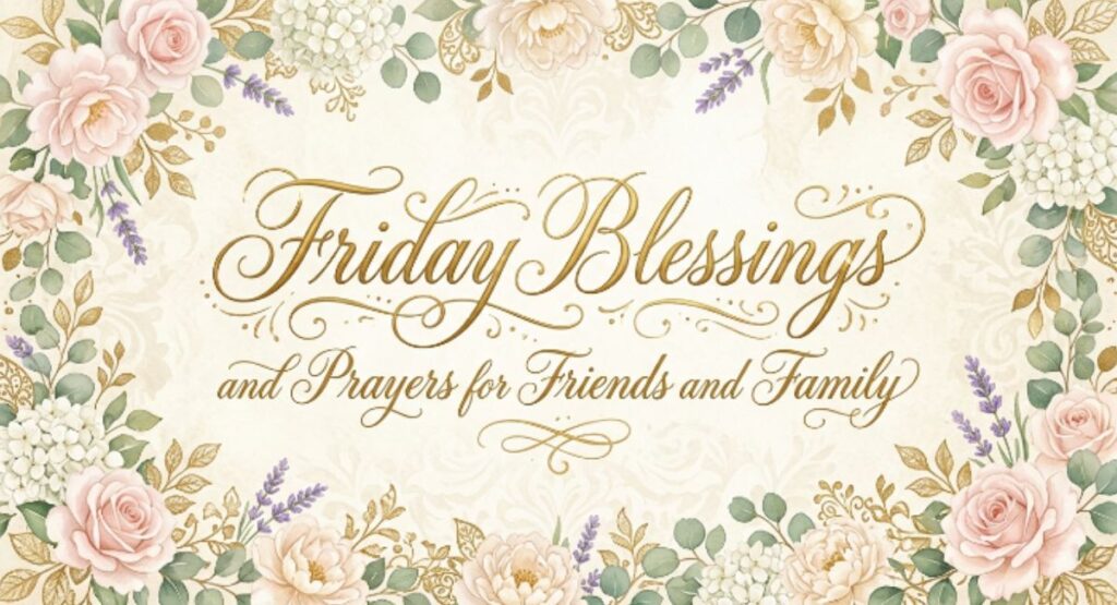 Friday Blessings and Prayers for Friends and Family