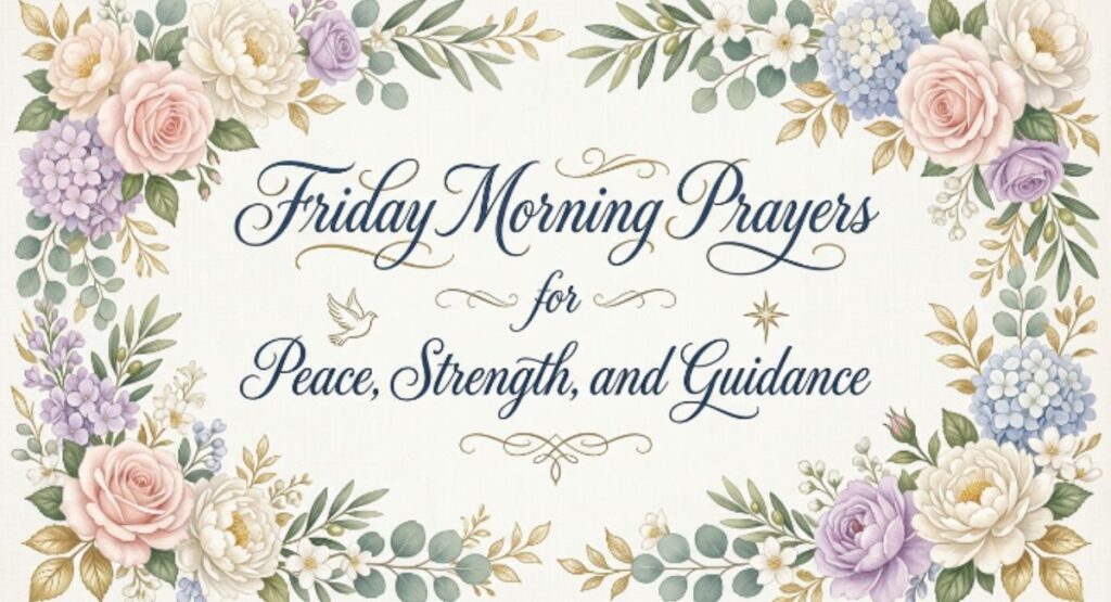 Friday Morning Prayers for Peace, Strength, and Guidance