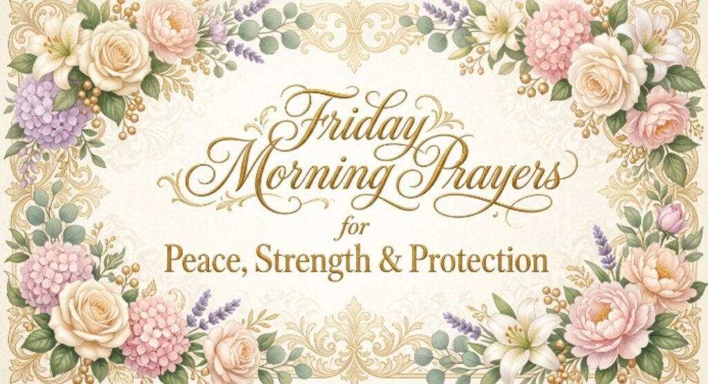 Friday Morning Prayers for Peace, Strength & Protection