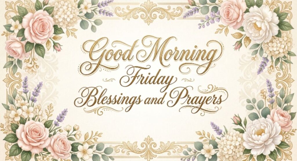 Good Morning Friday Blessings and Prayers