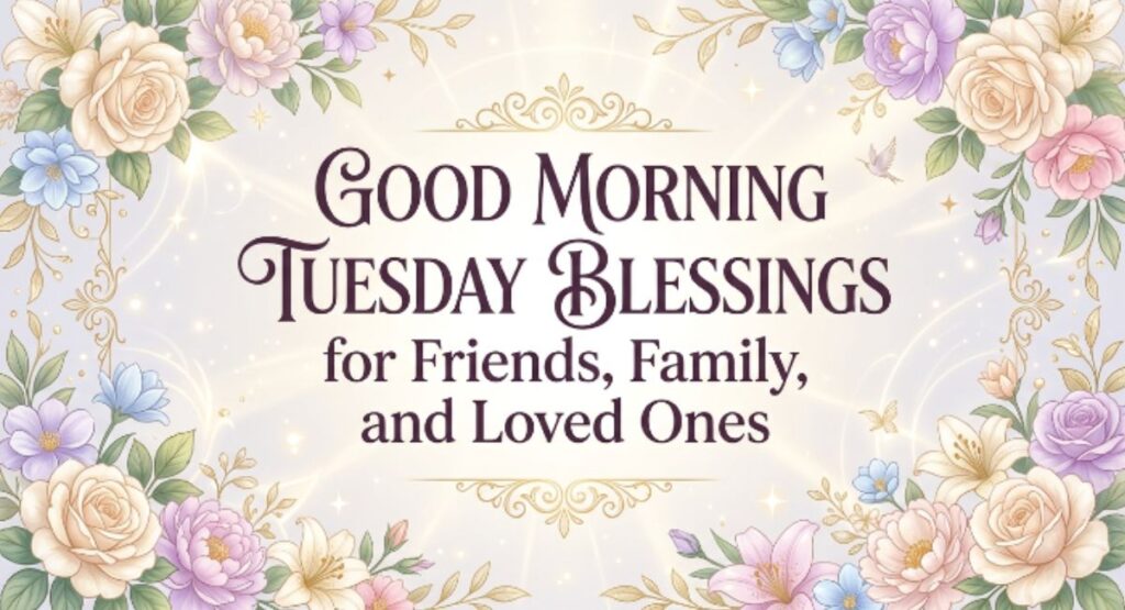 Good Morning Tuesday Blessings for Friends, Family, and Loved Ones