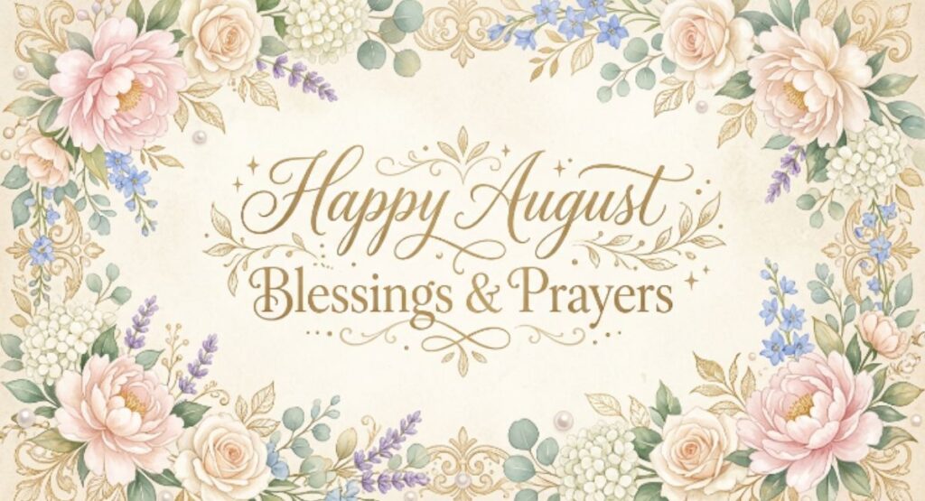 Happy August Blessings and Prayers