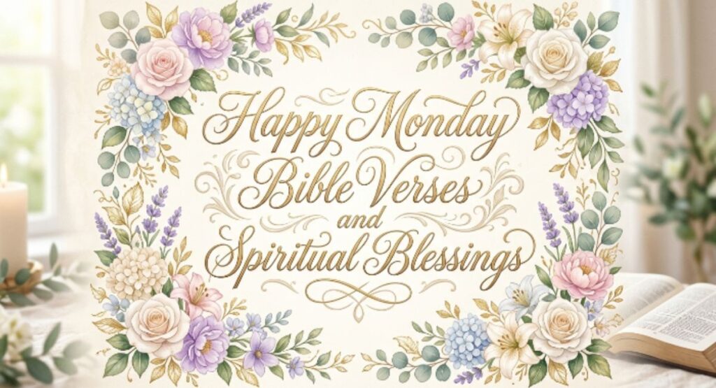 Happy Monday Bible Verses and Spiritual Blessings