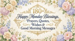 Happy Monday Blessings