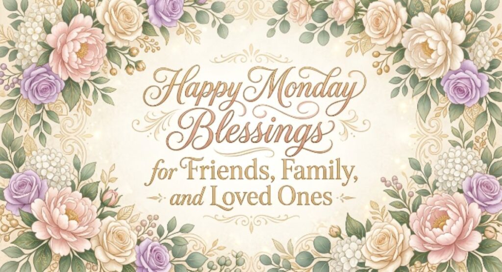Happy Monday Blessings for Friends, Family, and Loved Ones