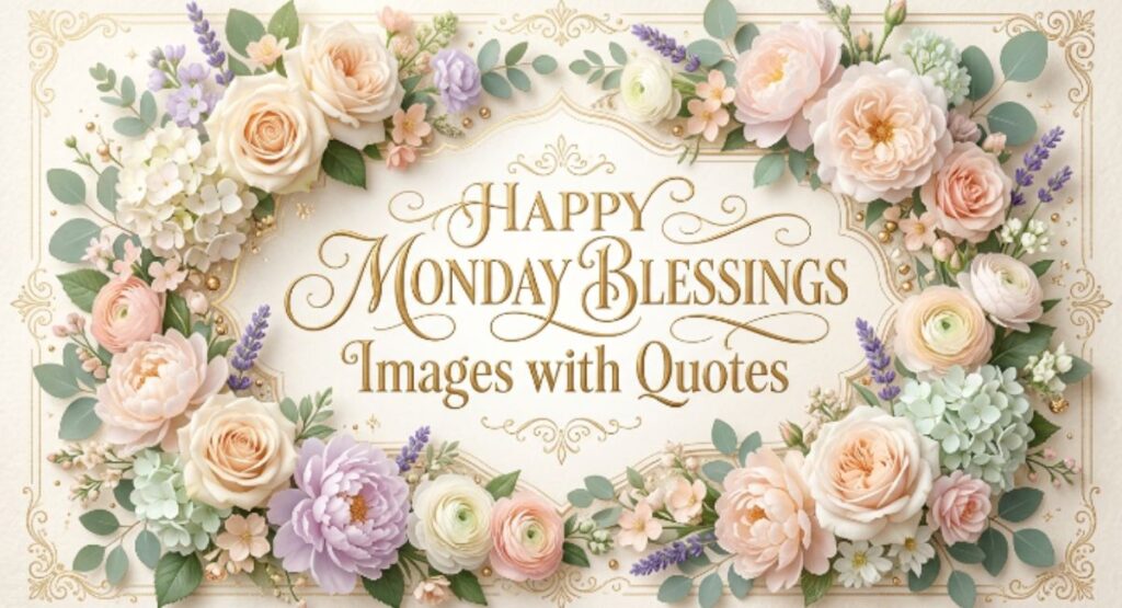 Happy Monday Blessings Images with Quotes