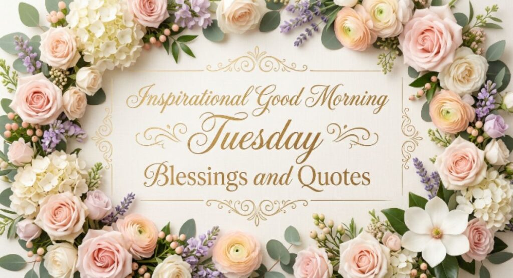 Inspirational Good Morning Tuesday Blessings and Quotes