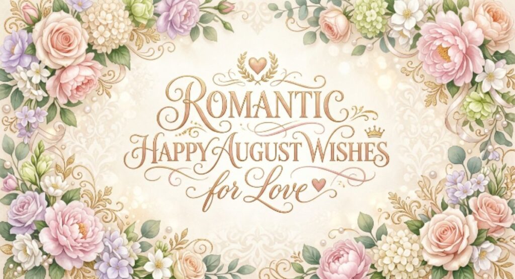 Romantic Happy August Wishes for Love