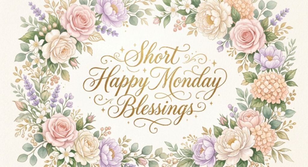 Short Happy Monday Blessings