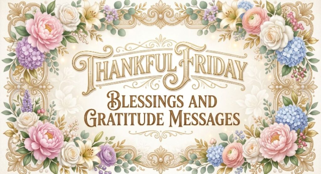 Thankful Friday Blessings and Gratitude Messages