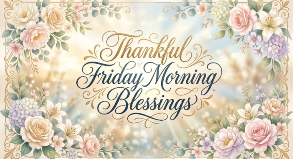 Thankful Friday Morning Blessings