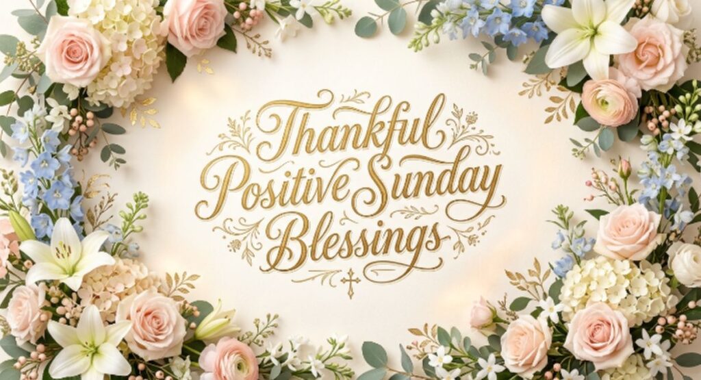 Thankful Positive Sunday Blessings